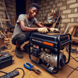 Generator Technician at home.